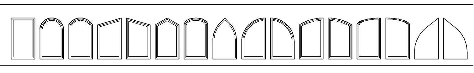 Example Window Top Shapes