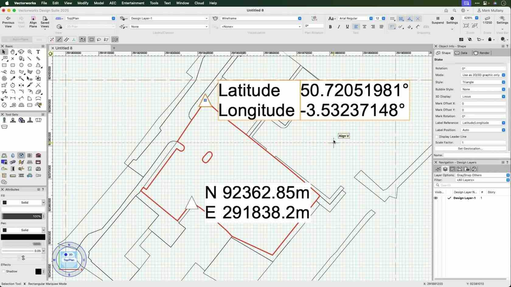GIS STAKE TOOL 2025 Vectorworks University